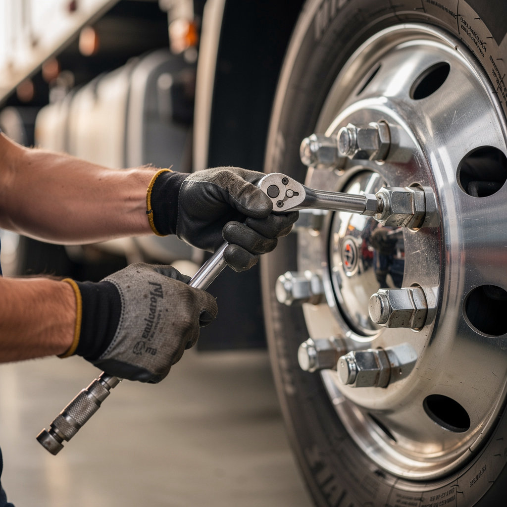 QUICKONE TRUCK AND TRAILER REPAIR technician performing expert commercial truck and trailer repair in San Diego